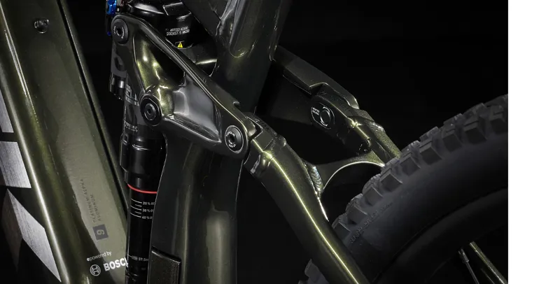 Trek Rail 9 GX Olive/Trek Black Electric Mountain Bike-5